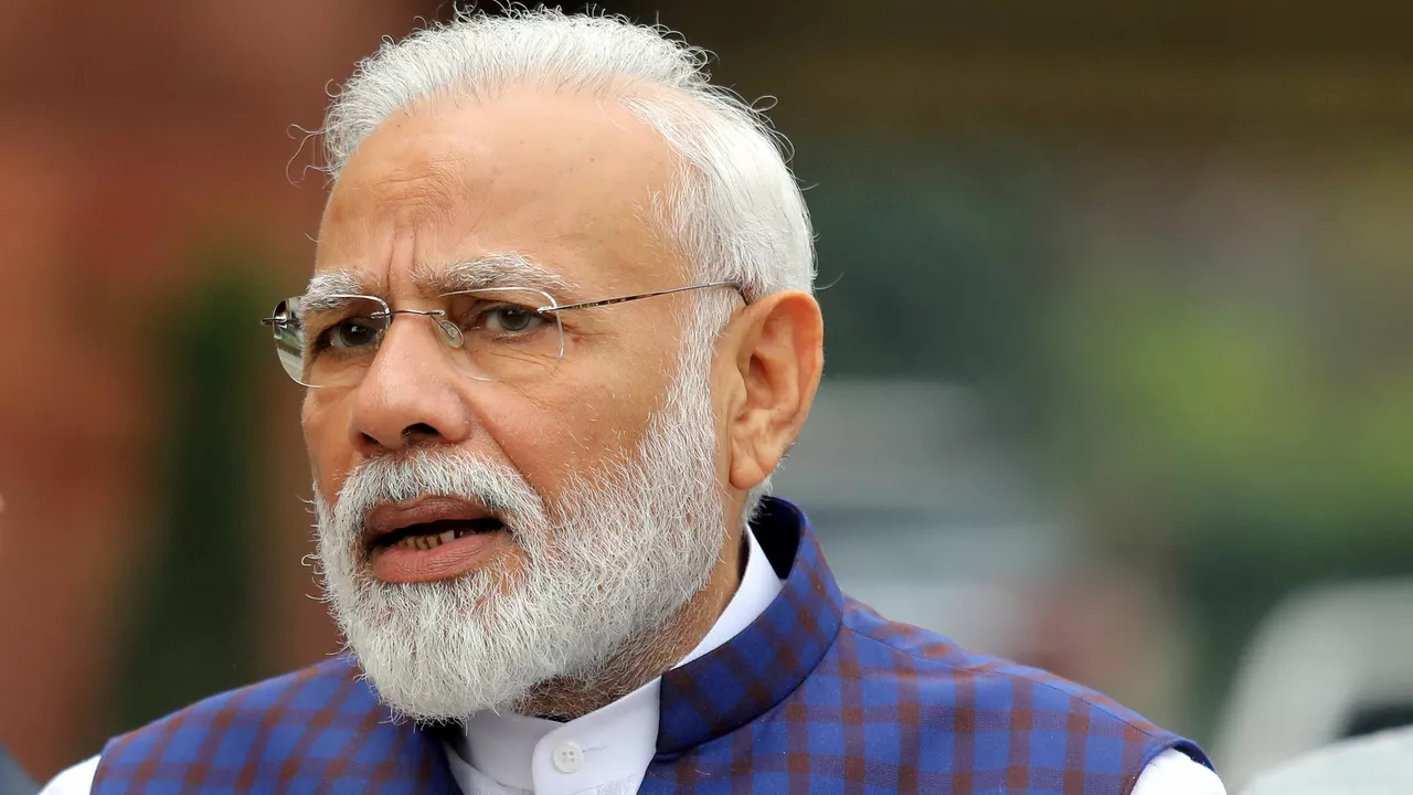 How did Narendra Modi become a prime minister of India?