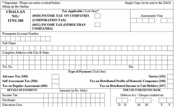 Challan 280